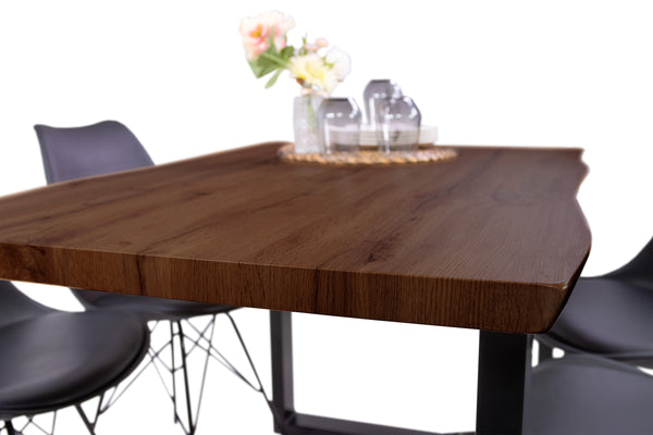 #nussbaumfarben #120x80 #u-gestellschwarz