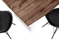#nussbaumfarben #220x100 #u-gestellweiß