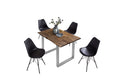 #nussbaumfarben #100x70 #u-gestellsilber