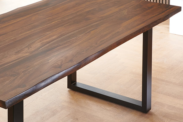 #wengefarben #140x85 #u-gestellschwarz