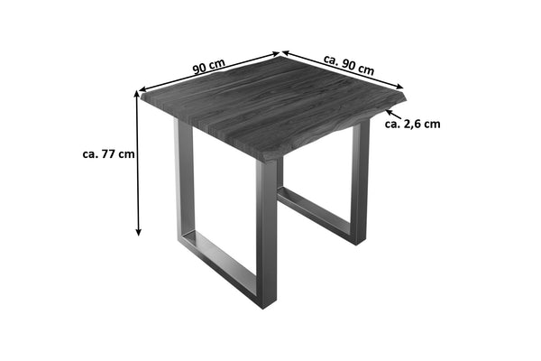 #nougatfarben #80x80 #u-gestellsilber