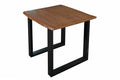 #nussbaumfarben #80x80 #u-gestellschwarz
