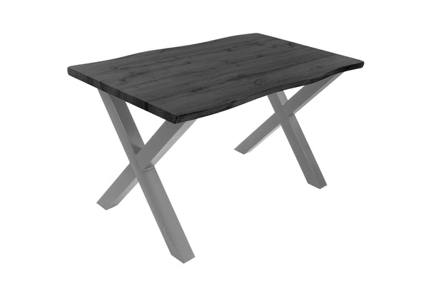 #graufarben #140x80 #x-gestellsilber