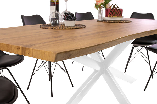 #wildeichenfarben #220x100 #spider-gestellweiß