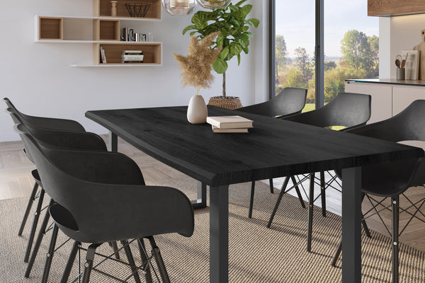 #holzgrau-optik #220x100 #u-gestellschwarz