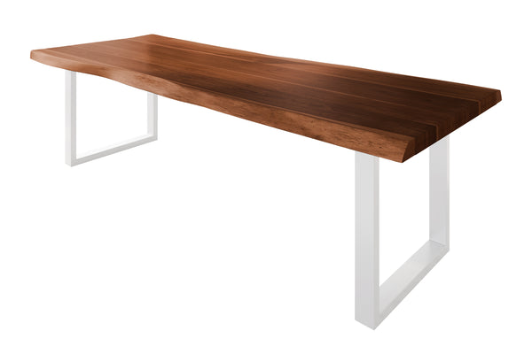 #akazienussbaumfarben #280x100 #u-gestellweiß