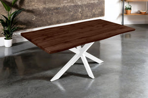 #nussbaumfarben #180x90 #spider-gestellweiß
