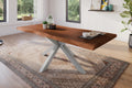 #akazienussbaumfarben #200x100 #spider-gestellsilber