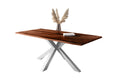 #nussbaumfarben #240x100 #spider-gestellsilber