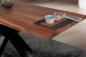 #nussbaumfarben #240x100 #spider-gestellschwarz
