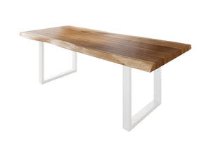 #akazienaturfarben #220x100 #u-gestellweiß