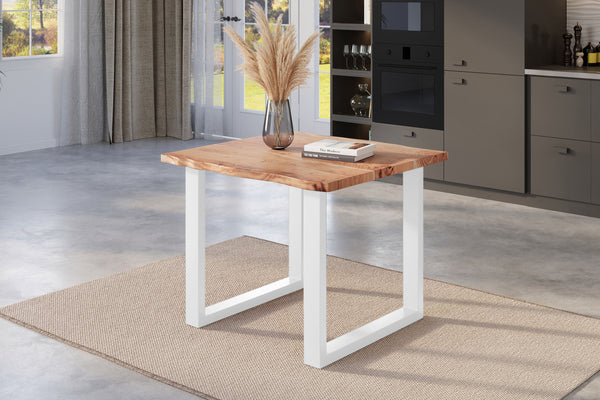 #naturfarben #80x80 #u-gestellweiß