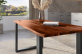 #nussbaumfarben #180x90 #u-gestellschwarz