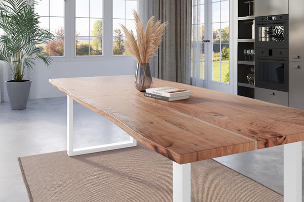 #naturfarben #240x100 #u-gestellweiß