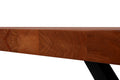 #nussbaumfarben #180(280)x90 #x-gestellschwarz