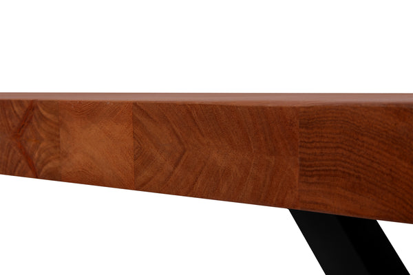 #nussbaumfarben #180(280)x90 #x-gestellschwarz