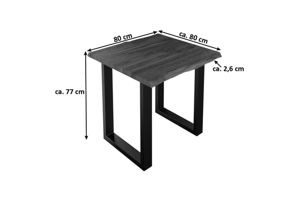 #nougatfarben #80x80 #u-gestellschwarz