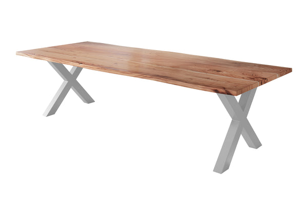 #naturfarben #240x100 #x-gestellsilber