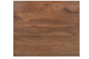 #akazienussbaumfarben #80x80 #u-gestellschwarz