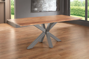 #naturfarben #200x100 #spider-gestellsilber