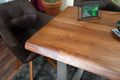 #akazienussbaumfarben #220x100 #u-gestellsilber