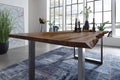 #nussbaumfarben #140x80 #u-gestellsilber