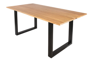 #naturfarben #220x100 #u-gestellschwarz