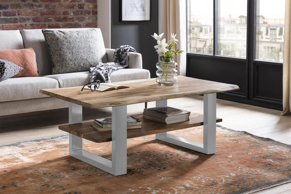 #akazienaturfarben #115x65 #u-gestellsilber