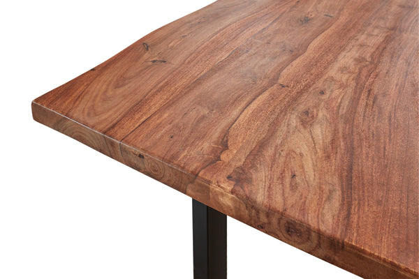 #sheeshamteakfarben #220x100 #u-gestellschwarz