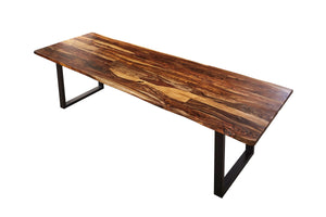 #sheeshamnaturfarbenlackiert #240x100 #u-gestellschwarz