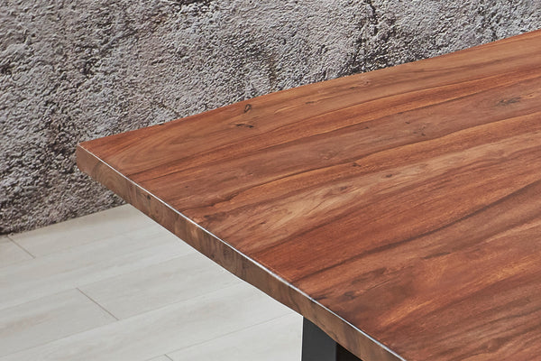 #sheeshamteakfarben #220x100 #a-gestellschwarz