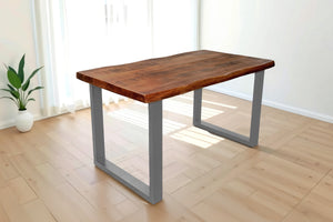 #mangohonigfarben #140x80 #u-gestellsilber
