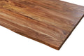 #sheeshamteakfarben #300x100 #u-gestellschwarz