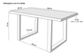 #roughfarben #160x85 #u-gestellschwarz