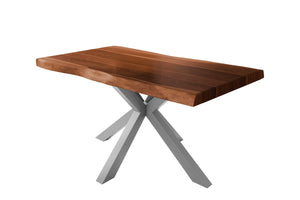 #akazienussbaumfarben #160x85 #spider-gestellsilber