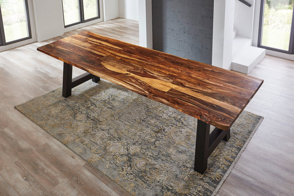 #sheeshamnaturfarbenlackiert #240x100 #a-gestellschwarz