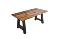 #sheeshamnaturfarbenlackiert #180x90 #a-gestellschwarz