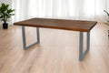 #mangohonigfarben #220x100 #u-gestellsilber