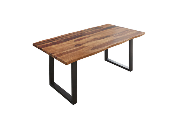 #sheeshamnaturfarbenlackiert #220x100 #u-gestellschwarz