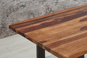 #sheeshamnaturfarbenlackiert #180x90 #u-gestellschwarz