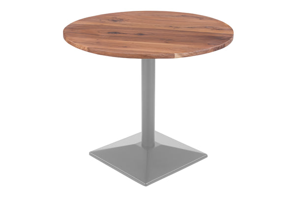 #80x80 #akazienaturfarben #säulen-gestelleckigsilber