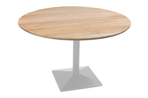 #akazienaturfarben #120x120 #säulen-gestelleckigsilber