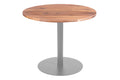 #80x80 #akazienaturfarben #säulen-gestellrundsilber
