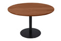 #akazienussbaumfarben #110x110 #säulen-gestellrundschwarz