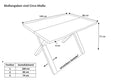 #140x80 #x-gestellweiß