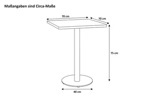 #70x70 #säulen-gestellrundsilber