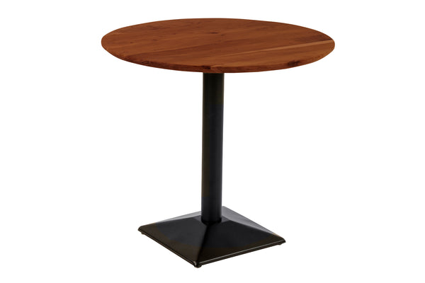 #akazienussbaumfarben #110x110 #säulen-gestelleckigsilber