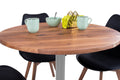 #80x80 #akazienaturfarben #säulen-gestellrundsilber