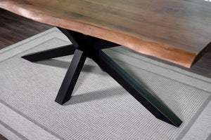 #nussbaumfarben #260x110 #spider-gestellschwarz