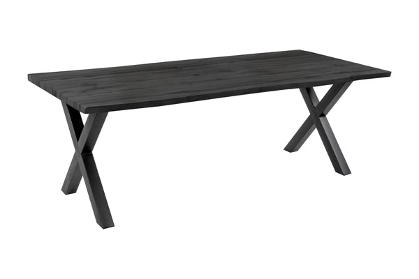 #holzgraufarben-optik #240x100 #x-gestellschwarz